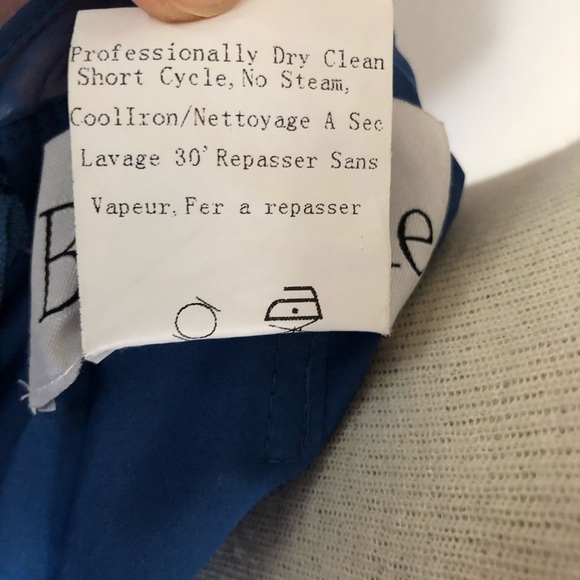 Brideside Mary Kate V Neck Bridesmaids Dress Gown Blue Size 4 - Picture 7 of 7